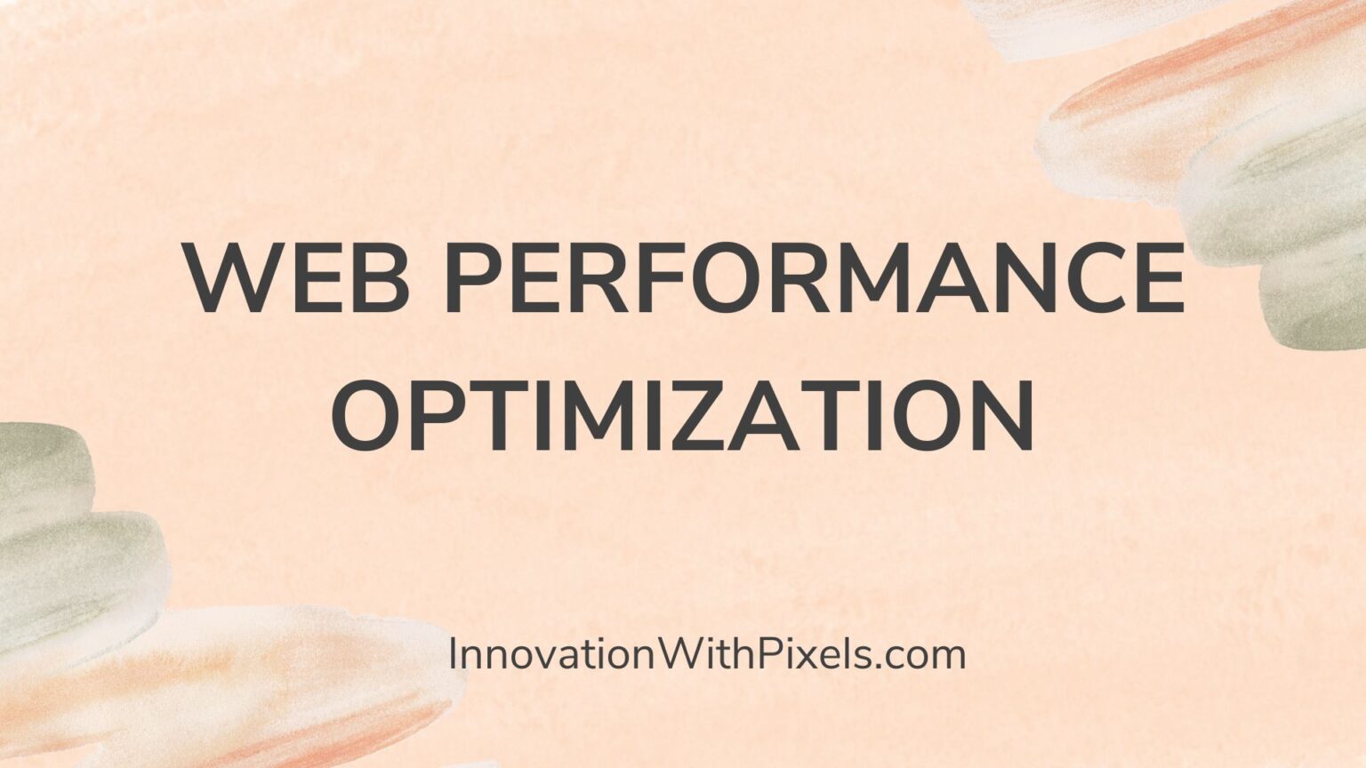 Boost Your Website Speed: A Comprehensive Guide To Web Performance ...