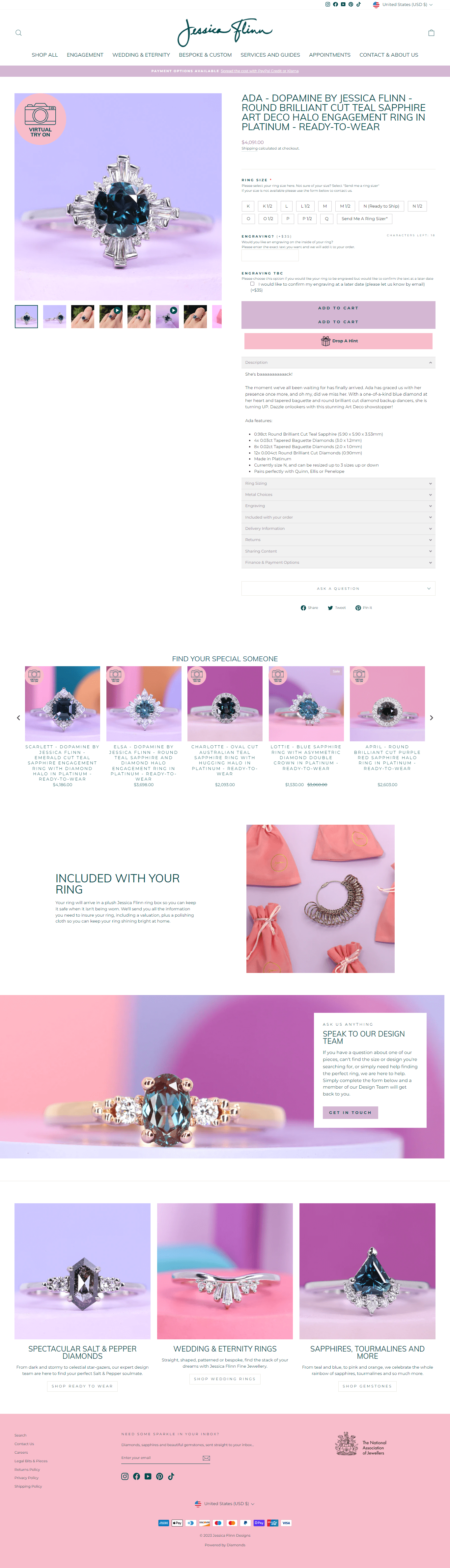 Jessica flin product page